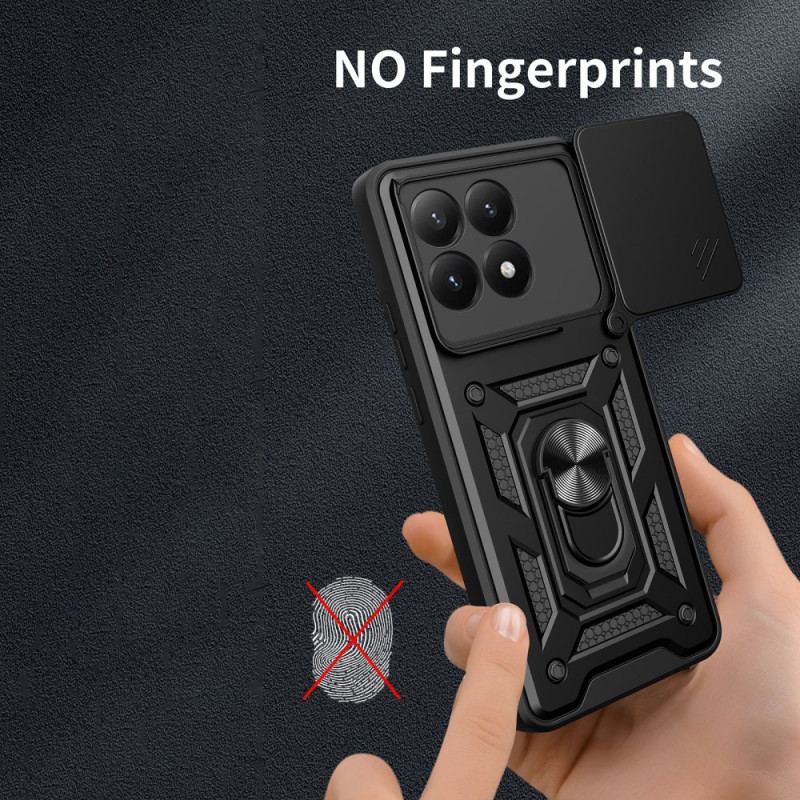 Coque Xiaomi 15T Couvercle Coulissant pour Caméra et Support