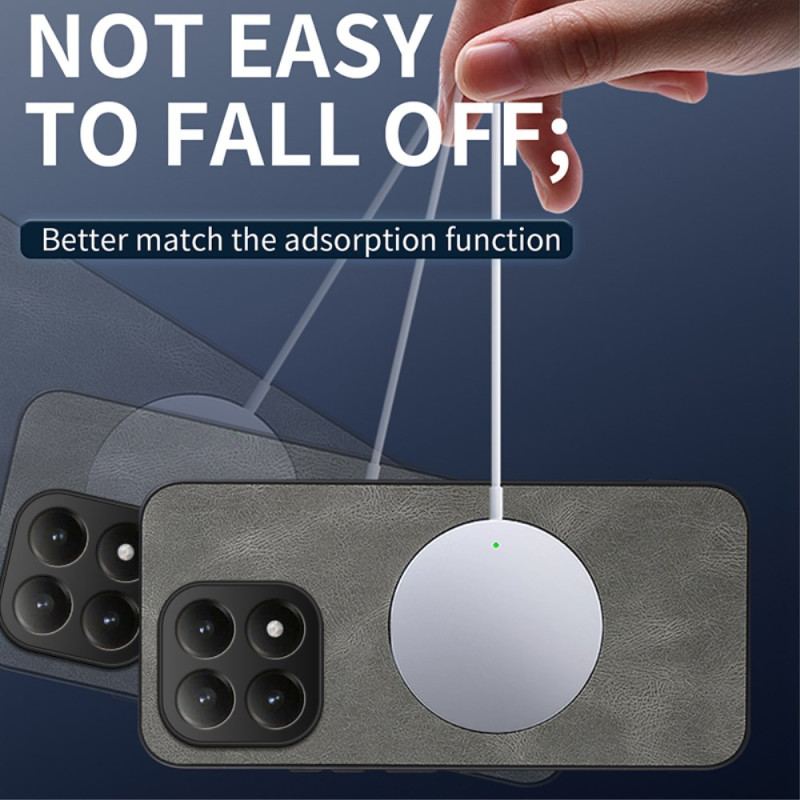 Coque Xiaomi 15T MagSafe Effet Cuir