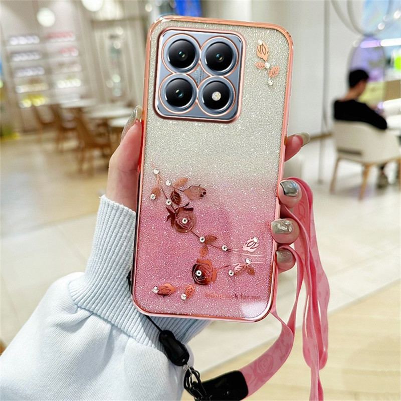 Coque Xiaomi 15T Strass à Lanières KADEM