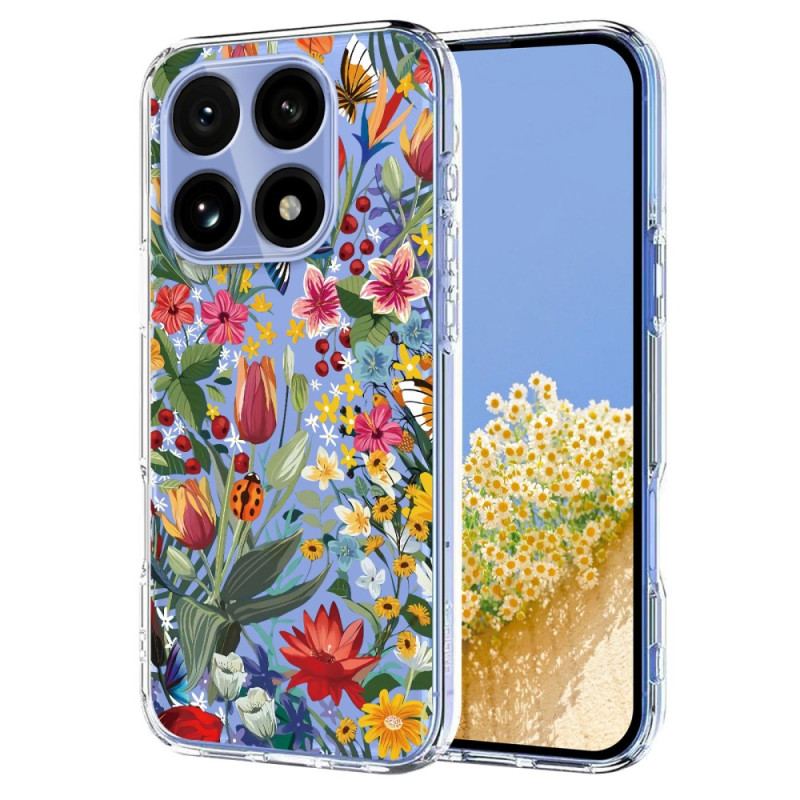 Coque Xiaomi 15T Transparente Florale