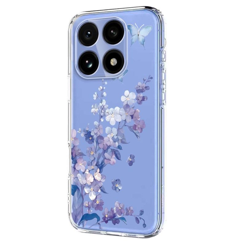 Coque Xiaomi 15T Transparente Florale