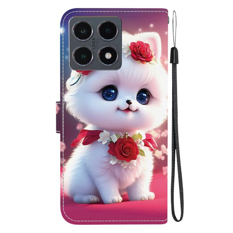 Housse Xiaomi 15T Chat et Roses