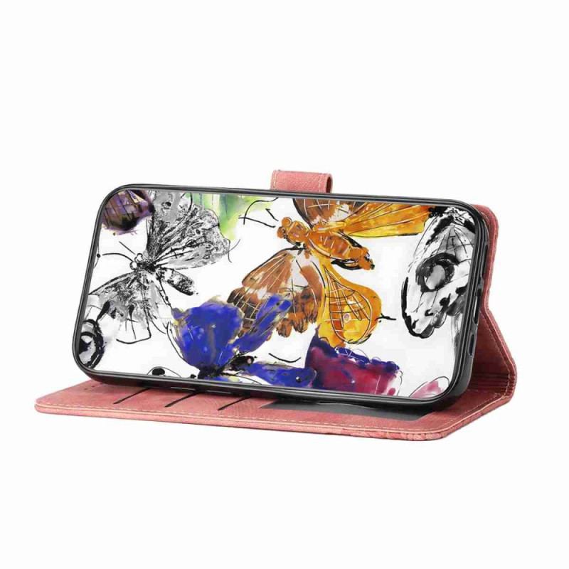 Housse Xiaomi 15T Effet Papillons Effet Daim