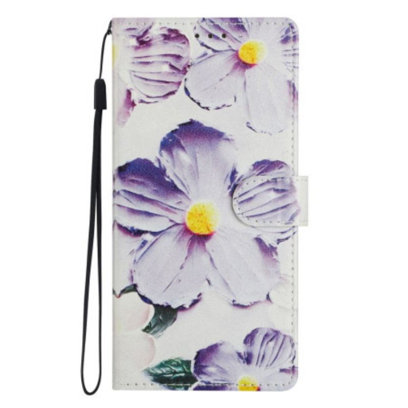 Housse Xiaomi 15T Fleurs Violettes