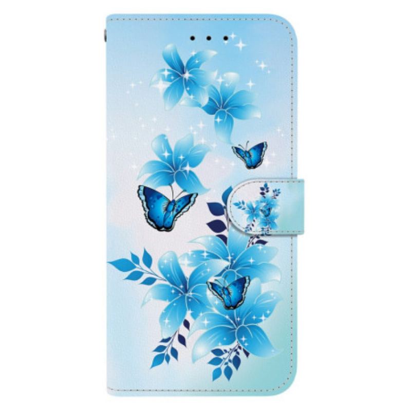 Housse Xiaomi 15T Impression Papillons Bleus