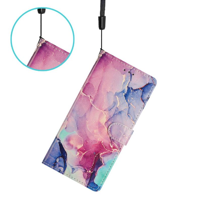 Housse Xiaomi 15T Marbre Vert et Rose