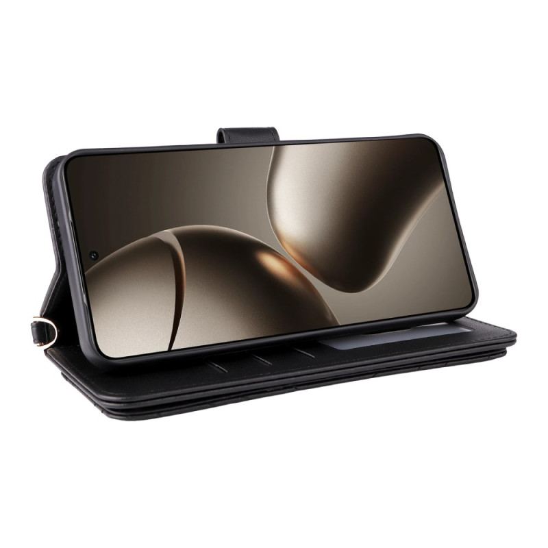 Housse Xiaomi 15T Matelassée avec Bandoulière et Dragonne