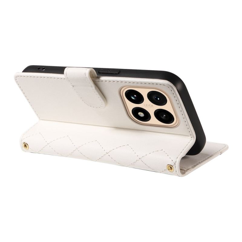 Housse Xiaomi 15T Matelassée avec Lanière et Bandoulière