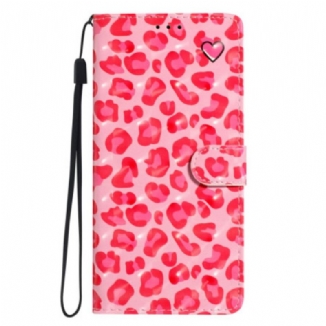 Housse Xiaomi 15T Motif Léopard Rose