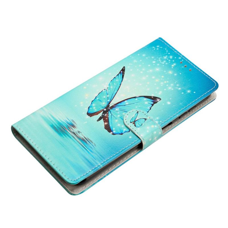 Housse Xiaomi 15T Papillon Bleu