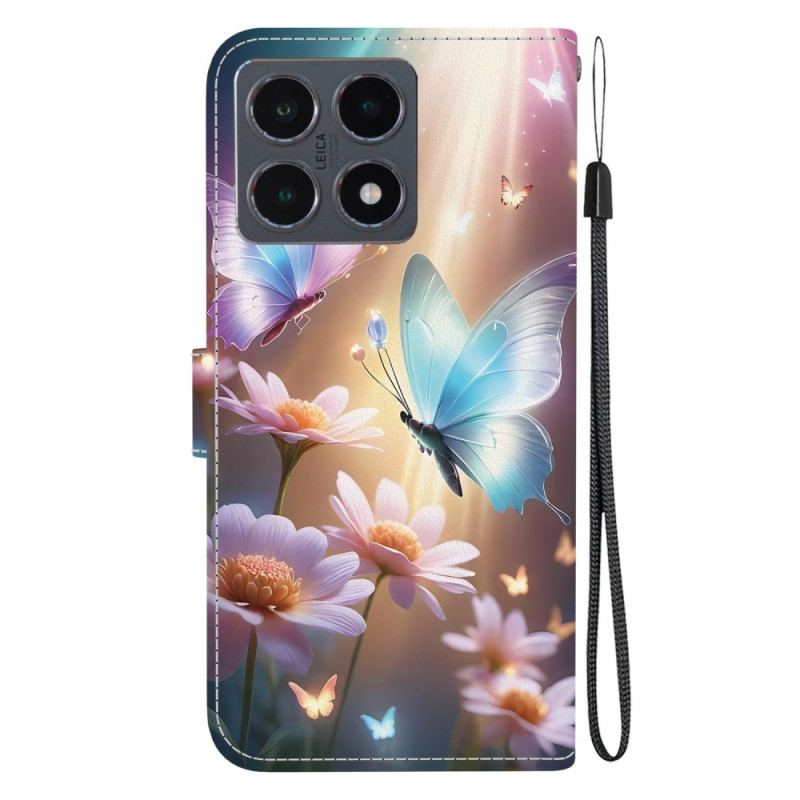 Housse Xiaomi 15T Papillon Floral
