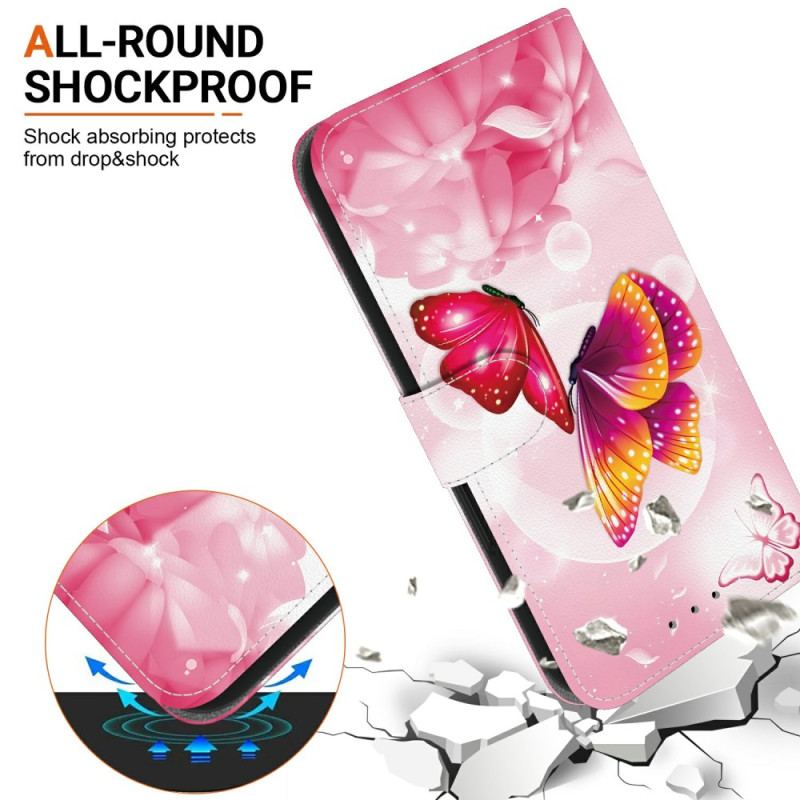 Housse Xiaomi 15T Papillons Roses
