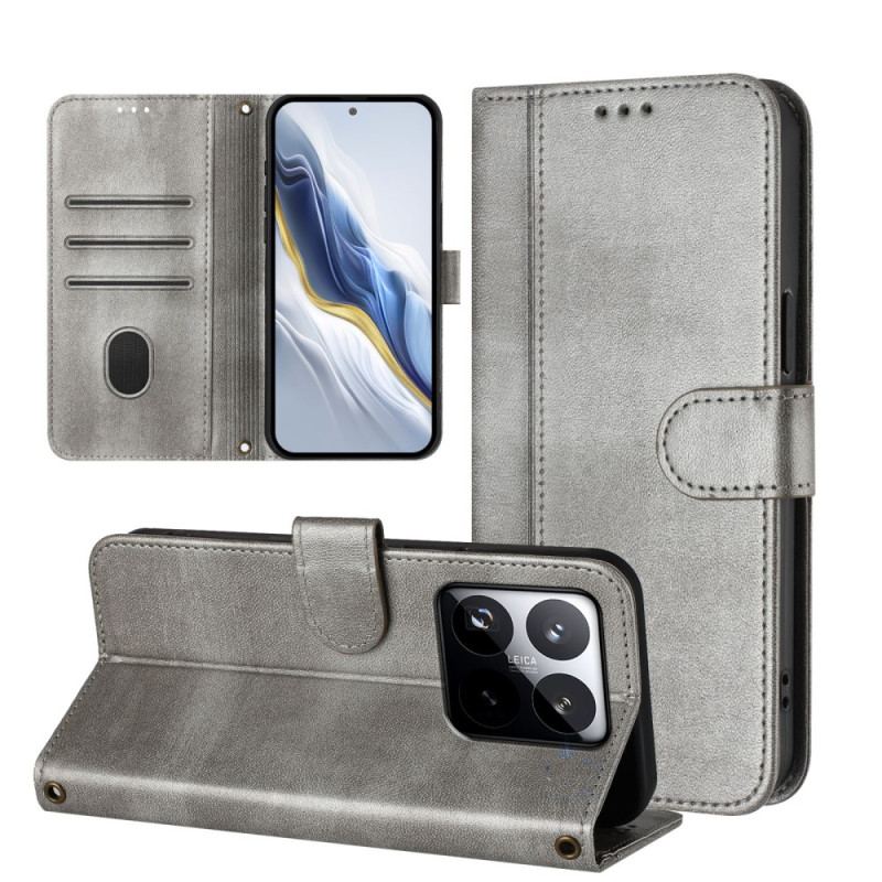 Housse Xiaomi 15T Portefeuille Vintage