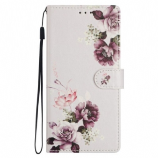 Housse Xiaomi 15T Roses Violettes