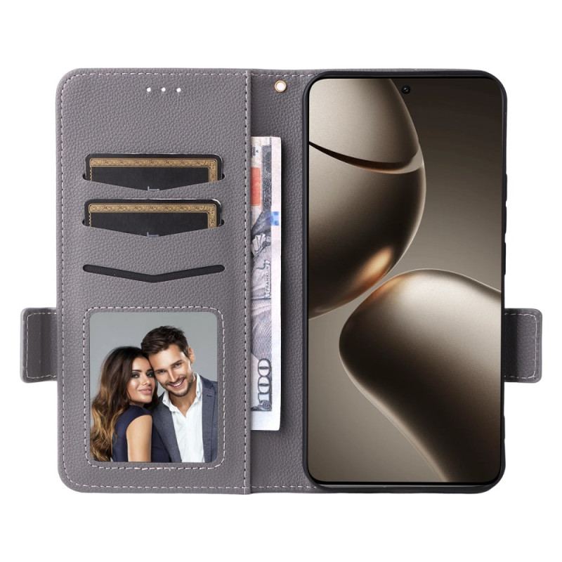 Housse Xiaomi 15T Simili Cuir à Lanière