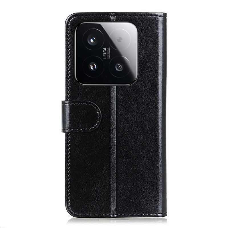 Housse Xiaomi 15T Simili Cuir Verni