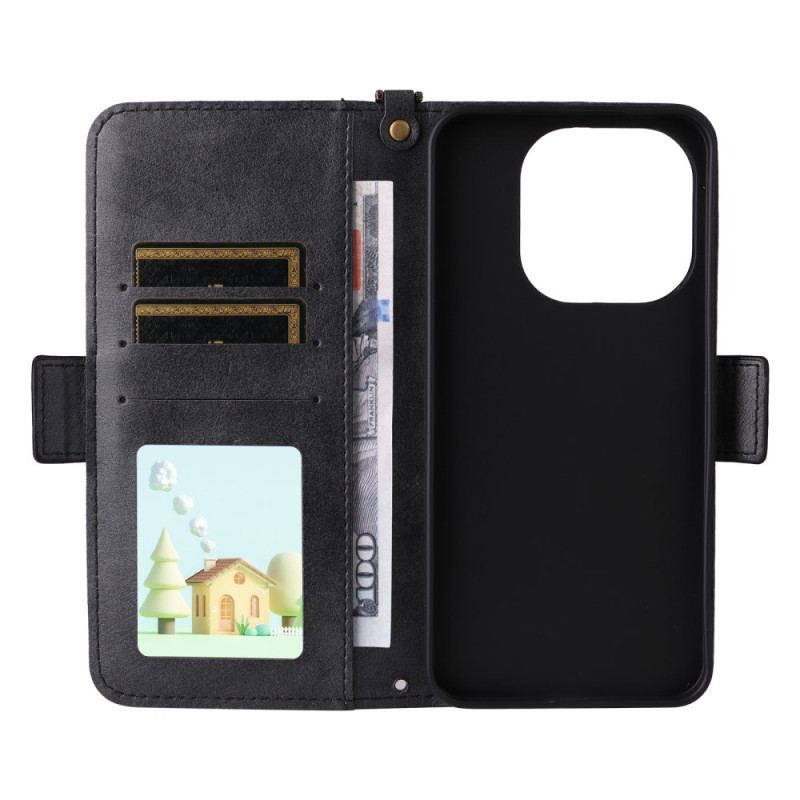 Housse Xiaomi 15T Vintage avec Bandoulière