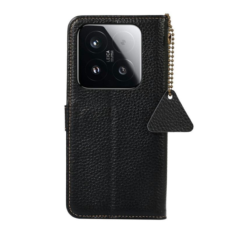 Housse Xiaomi 15T Vrai Cuir Protection RFID