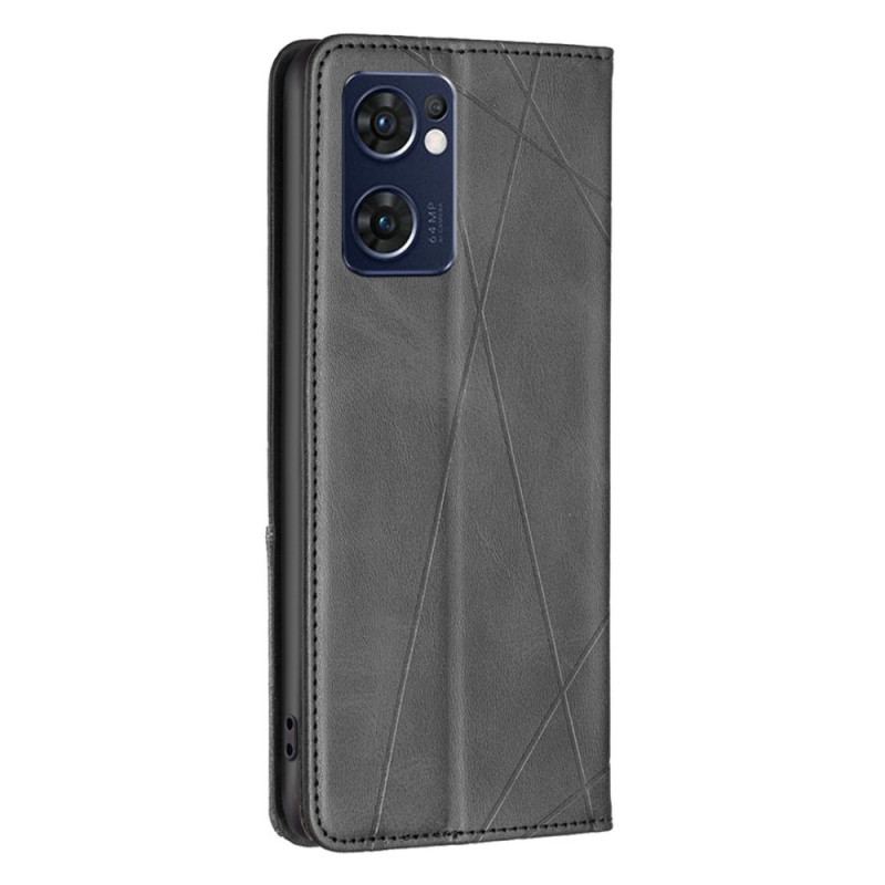 Flip Cover Oppo Find X5 Lite Losanges