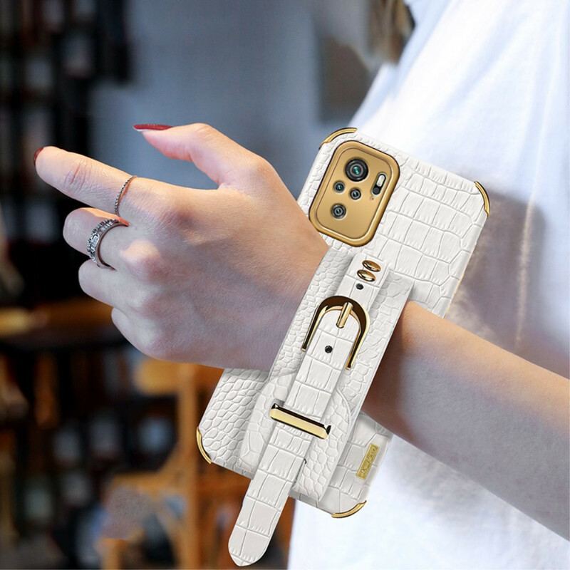 Coque Xiaomi Redmi Note 10/10S/Poco M5s Croco Bracelet