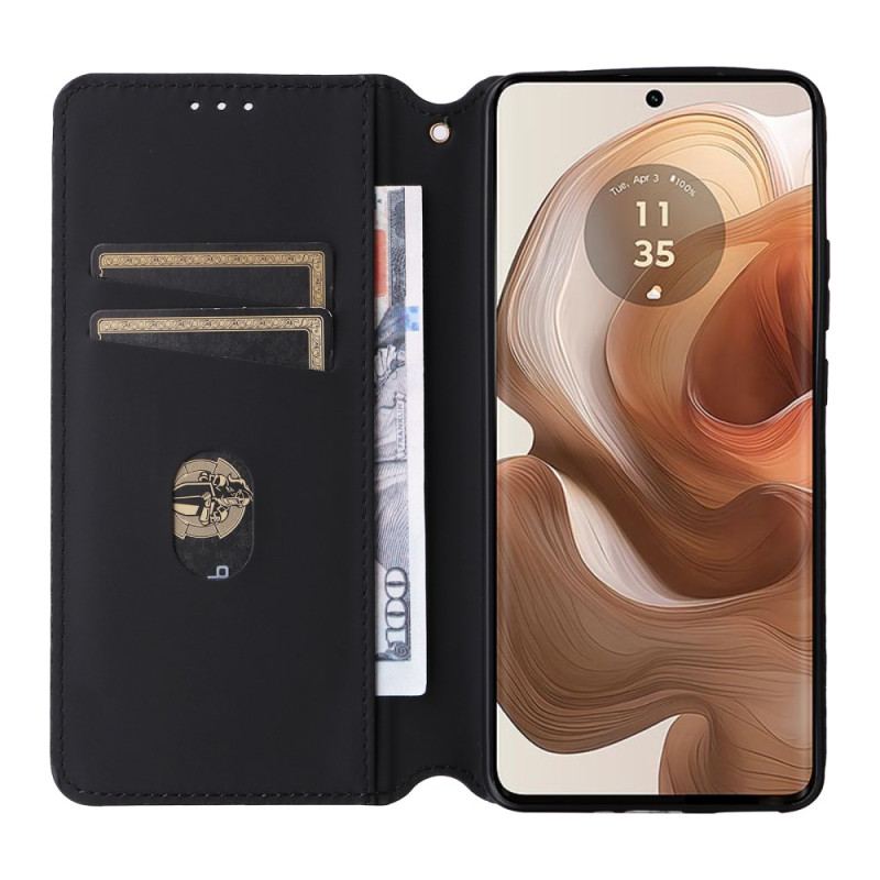 Flip Cover Motorola Edge 50 Ultra Imprimé Losanges