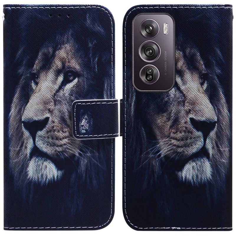 Housse Oppo Reno 12 Pro 5G Dreaming Lion