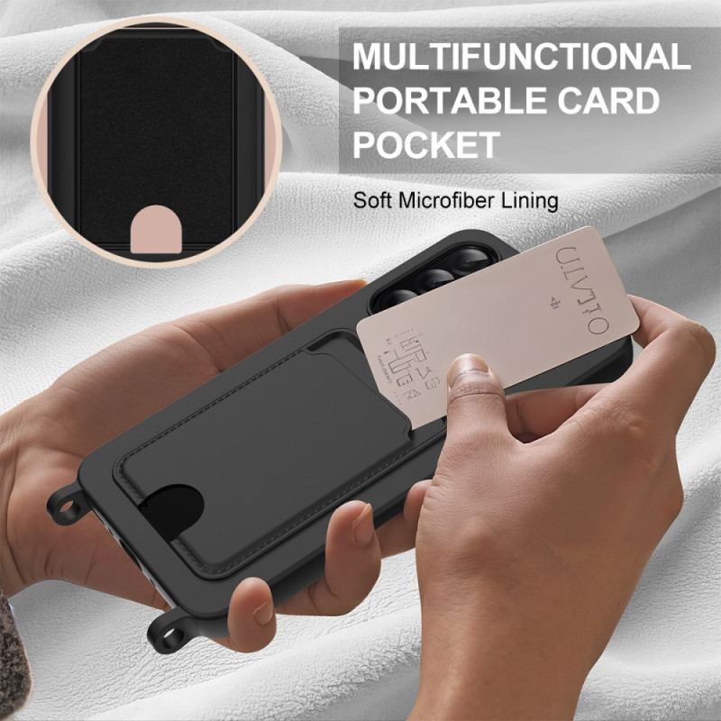 Coque à Cordon Samsung Galaxy S25 FE Porte-Carte
