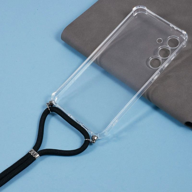 Coque à Cordon Samsung Galaxy S25 FE Transparente