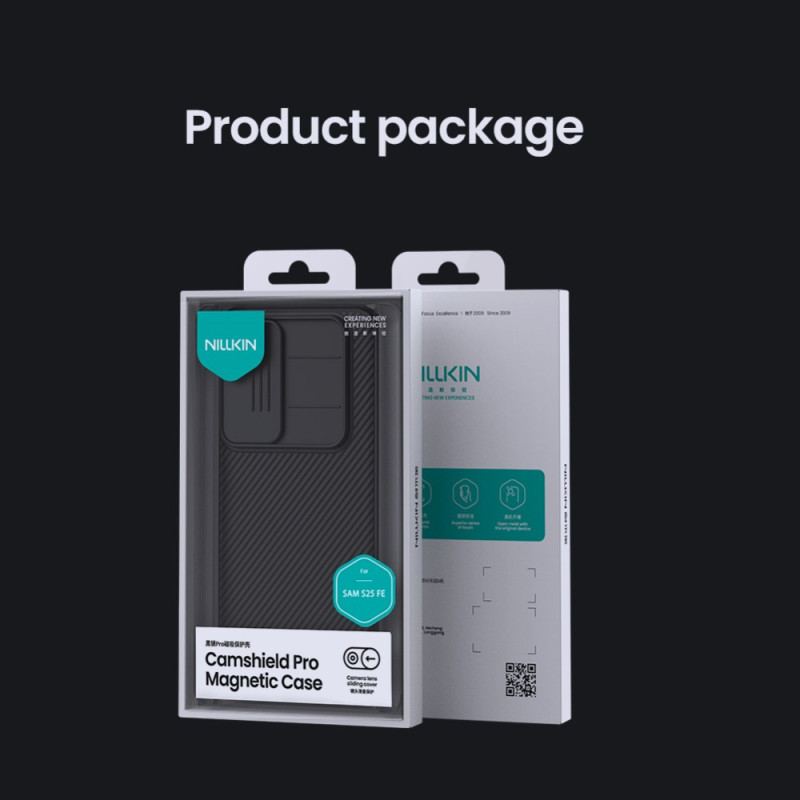 Coque Samsung Galaxy S25 FE Compatible MagSafe Camshield Pro NILLKIN