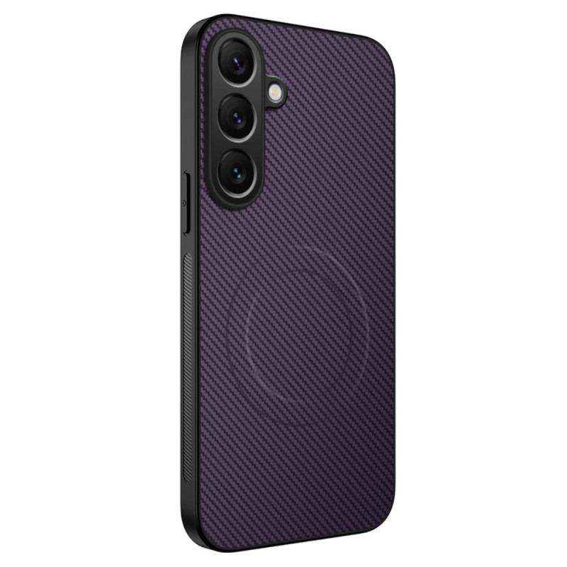 Coque Samsung Galaxy S25 FE Compatible MagSafe Fibre Carbone