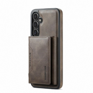 Coque Samsung Galaxy S25 FE Compatible MagSafe Portefeuille Détachable MAGKING