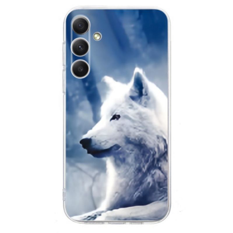 Coque Samsung Galaxy S25 FE Loup Blanc