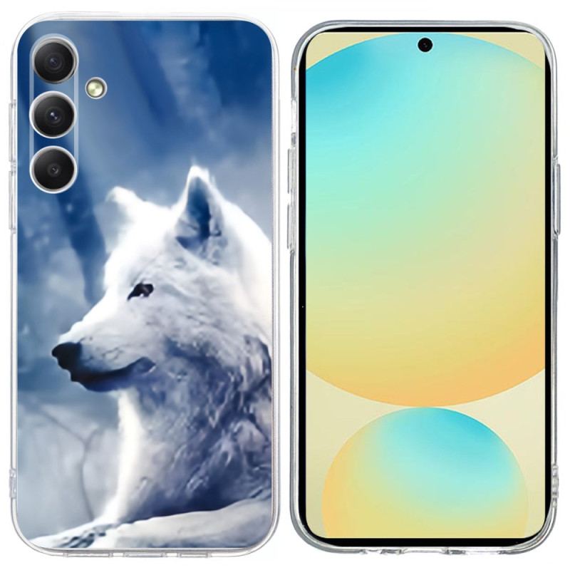 Coque Samsung Galaxy S25 FE Loup Blanc