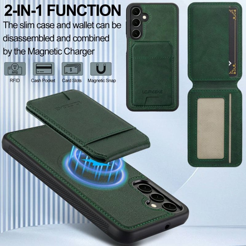 Coque Samsung Galaxy S25 FE Magnétique avec Porte-Cartes Détachable