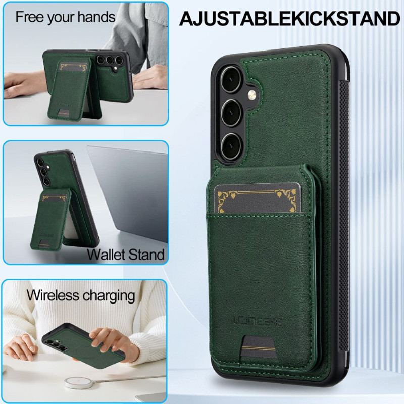 Coque Samsung Galaxy S25 FE Magnétique avec Porte-Cartes Détachable