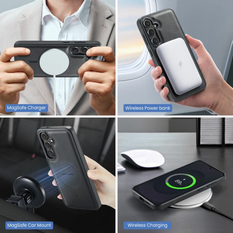 Coque Samsung Galaxy S25 FE Magnétique Porte-Cartes Détachable