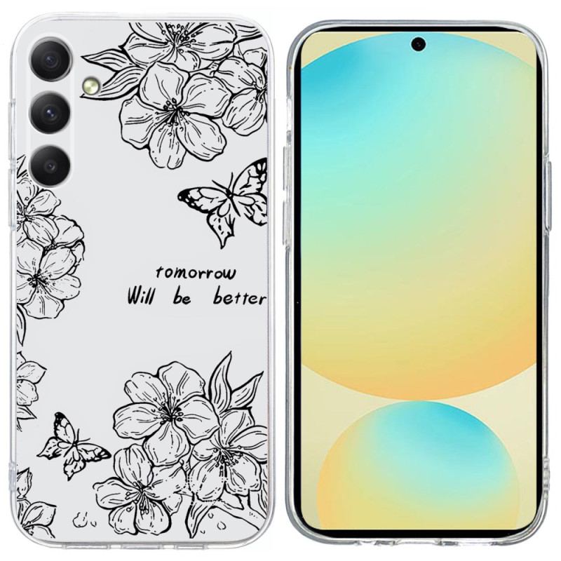Coque Samsung Galaxy S25 FE Papillons et Fleurs