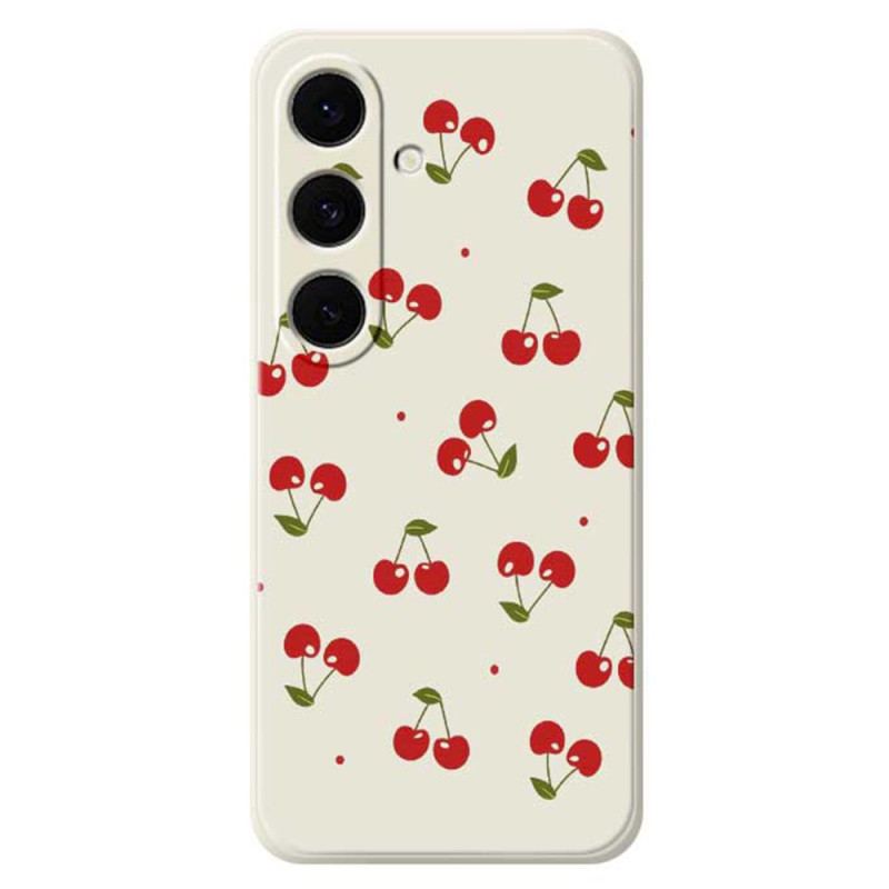 Coque Samsung Galaxy S25 FE Silicone Cerises