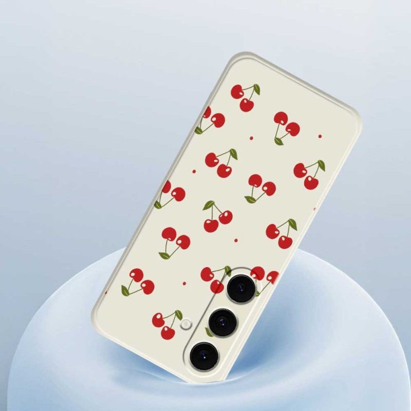 Coque Samsung Galaxy S25 FE Silicone Cerises