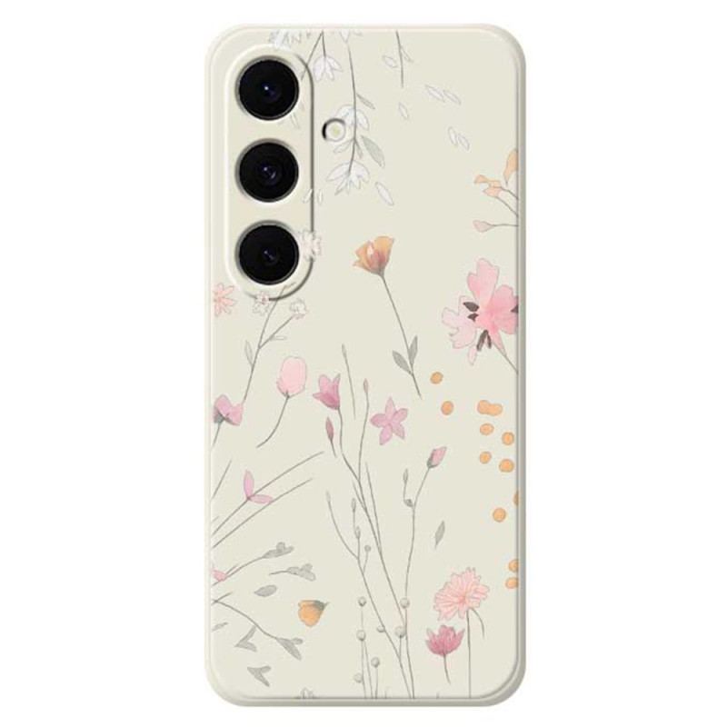 Coque Samsung Galaxy S25 FE Silicone Fleurettes Colorées