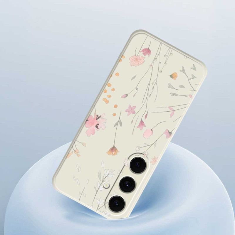 Coque Samsung Galaxy S25 FE Silicone Fleurettes Colorées