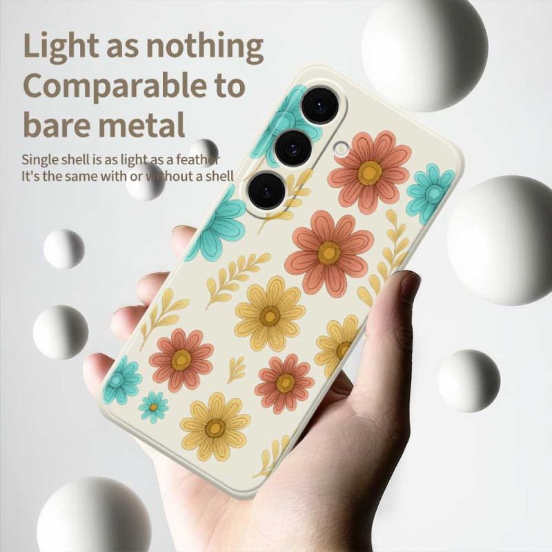 Coque Samsung Galaxy S25 FE Silicone Fleurs