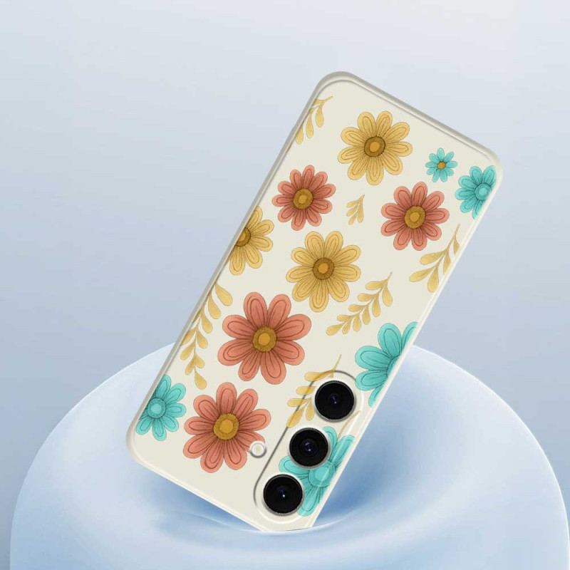 Coque Samsung Galaxy S25 FE Silicone Fleurs