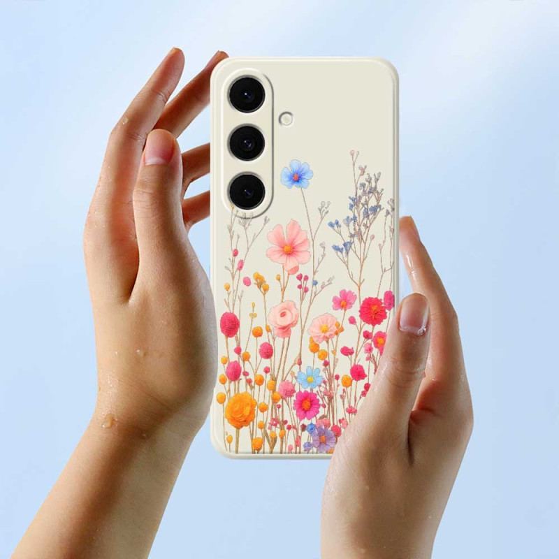 Coque Samsung Galaxy S25 FE Silicone Fleurs des Champs