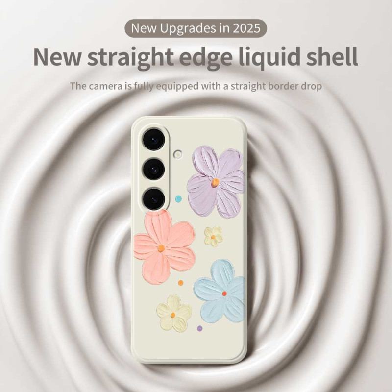 Coque Samsung Galaxy S25 FE Silicone Fleurs Pastel