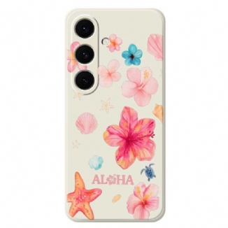 Coque Samsung Galaxy S25 FE Silicone Florale