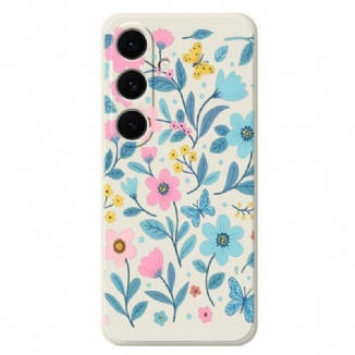 Coque Samsung Galaxy S25 FE Silicone Floralie
