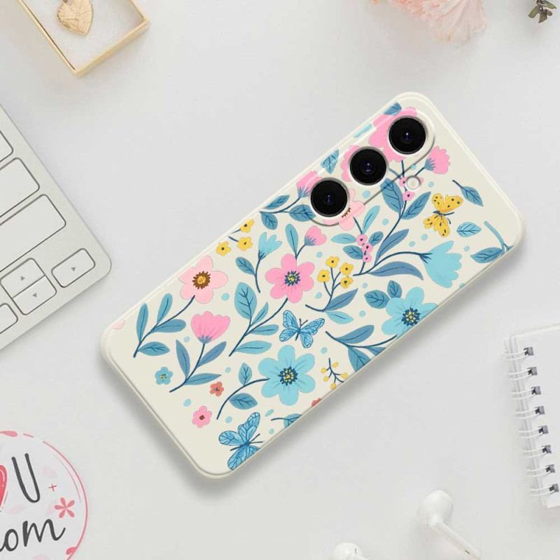 Coque Samsung Galaxy S25 FE Silicone Floralie