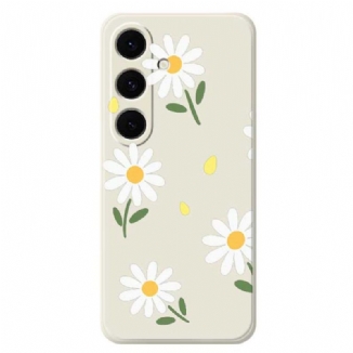 Coque Samsung Galaxy S25 FE Silicone Marguerites