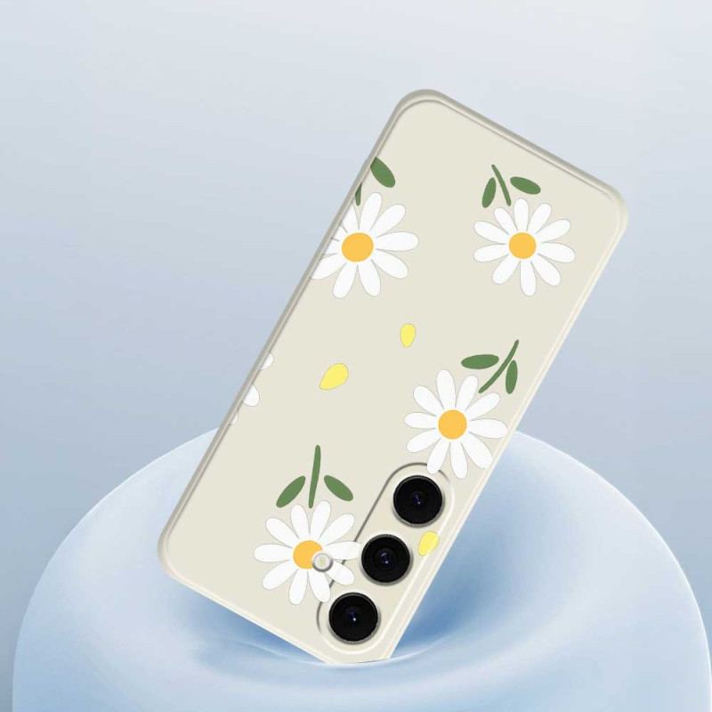 Coque Samsung Galaxy S25 FE Silicone Marguerites